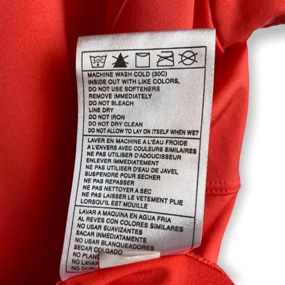 Nike Golf Fit Dry Coral Tee with White Breathable Back - Picture 10 of 10